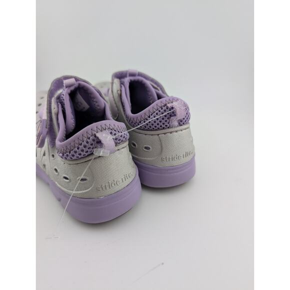 Made 2 Play Girls Size 12 Purple Shoes Stride Rite M2P Phibian Waterproof - Picture 6 of 11